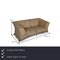 Rolf Benz 322 Leather Three-Seater Cream Sofa Couch 2