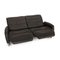 Mondo Recero Leather Sofa Gray Two-Seater Function Relax Function 3