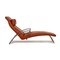 Rolf Benz Leather Armchair Orange Lounger, Image 9