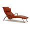 Rolf Benz Leather Armchair Orange Lounger 1