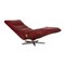 Ewald Schillig Leather Armchair Red Elec. Relaxation Function 3