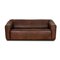 De Sede Ds 47 Leather Sofa Brown Three-Seater Couch, Image 1