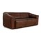 De Sede Ds 47 Leather Sofa Brown Three-Seater Couch, Image 8