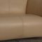Rolf Benz 322 Leather Two-Seater Cream Sofa Couch 3