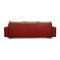 Stressless E600 Leather Sofa Red Three Seater Couch, Image 11
