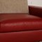 Stressless E600 Leather Sofa Red Two Seater Couch 3