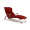 Rolf Benz 2600 Fabric Lounger Red New Cover 1