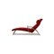 Rolf Benz 2600 Fabric Lounger Red New Cover 10