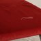 Rolf Benz 2600 Fabric Lounger Red New Cover 3