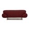 Laauser Leather Sofa Set Dark Red Two-Seater Couch, Set of 2 7