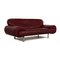 Laauser Leather Sofa Set Dark Red Two-Seater Couch, Set of 2 5