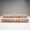 Beige 3-Seat Sectional Sofa from B&B Italia, 1970s, Set of 3, Image 2