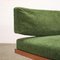 Teak & Fabric Sofa, Italy, 1960s 4