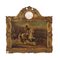 Antique Wall Clock with Painting, Image 1
