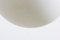 Lampade a sospensione sferiche in vetro opalino bianco di Limburg Glashutte, anni '60, set di 2, Immagine 3