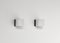 Lampade da parete in bachelite nera e vetro opalino bianco di Poul Henningsen per Louis Poulsen, Danimarca, anni '60, set di 2, Immagine 9