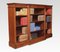 Mahogany Breakfront Open Bookcase 4