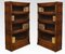 Oak 4-Sectional Bookcases, Set of 2, Image 4