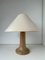 Vintage Scandinavian Oak Table Lamp, 1970s 8