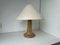 Vintage Scandinavian Oak Table Lamp, 1970s 4