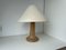 Vintage Scandinavian Oak Table Lamp, 1970s, Image 4