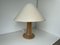 Vintage Scandinavian Oak Table Lamp, 1970s 6