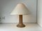 Vintage Scandinavian Oak Table Lamp, 1970s 1