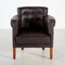 Buttoned Leather Armchair, Image 1