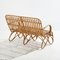 Bamboo & Rattan Lounge Chairs from Rohe Noordwolde, Set of 3 4