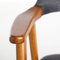 Vintage Armlehnstuhl aus Teak & Stoff 7