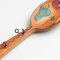 Spanish Traditional Hand-Painted Rustic Wood Spoon Artwork, 1970s, Image 4