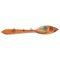Spanish Traditional Hand-Painted Rustic Wood Spoon Artwork, 1970s 1