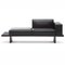 Refolo Modular Sofa in Wood and Black Leather by Charlotte Perriand for Cassina, Image 10