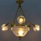 Four Light French Neoclassical Style Gilt Bronze and Glass Chandelier 3