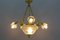 Four Light French Neoclassical Style Gilt Bronze and Glass Chandelier, Image 13