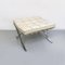 Mid-Century talian Barcelona Pouf by Mies Van Der Rohe for Knoll, 1970s, Image 2