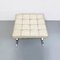 Mid-Century talian Barcelona Pouf by Mies Van Der Rohe for Knoll, 1970s 4