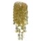 Italian Mid-Century Modern Golden Plastic Cascade Chandelier, 1970s, Image 1