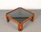 Mid-Century Italian Square Wood Coffee Table by Afra & Tobia Scarpa, 1960s, Image 16
