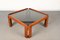 Mid-Century Italian Square Wood Coffee Table by Afra & Tobia Scarpa, 1960s 4