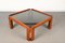 Mid-Century Italian Square Wood Coffee Table by Afra & Tobia Scarpa, 1960s, Image 4