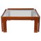 Mid-Century Italian Square Wood Coffee Table by Afra & Tobia Scarpa, 1960s 1