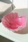 Cuenco vintage de cristal de Murano rosa, Imagen 4