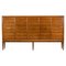 Credenza grande in noce e ottone di Gio Ponti per Singer & Sons, Italia, anni '50, Immagine 1