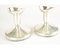 Vintage Silver-Plated Candleholders from G.A.B., Set of 2 1