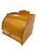 Dutch Oak Desk Letter Cabinet with Round Sliding Top, Image 2
