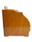 Dutch Oak Desk Letter Cabinet with Round Sliding Top, Image 8