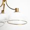 Suspension Lamp in Brass from Lamperti, Italy, 1960s 3