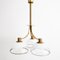 Suspension Lamp in Brass from Lamperti, Italy, 1960s 2