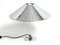 Large Chrome Metal Table Lamp with Metal Shade, 1970s, Image 1